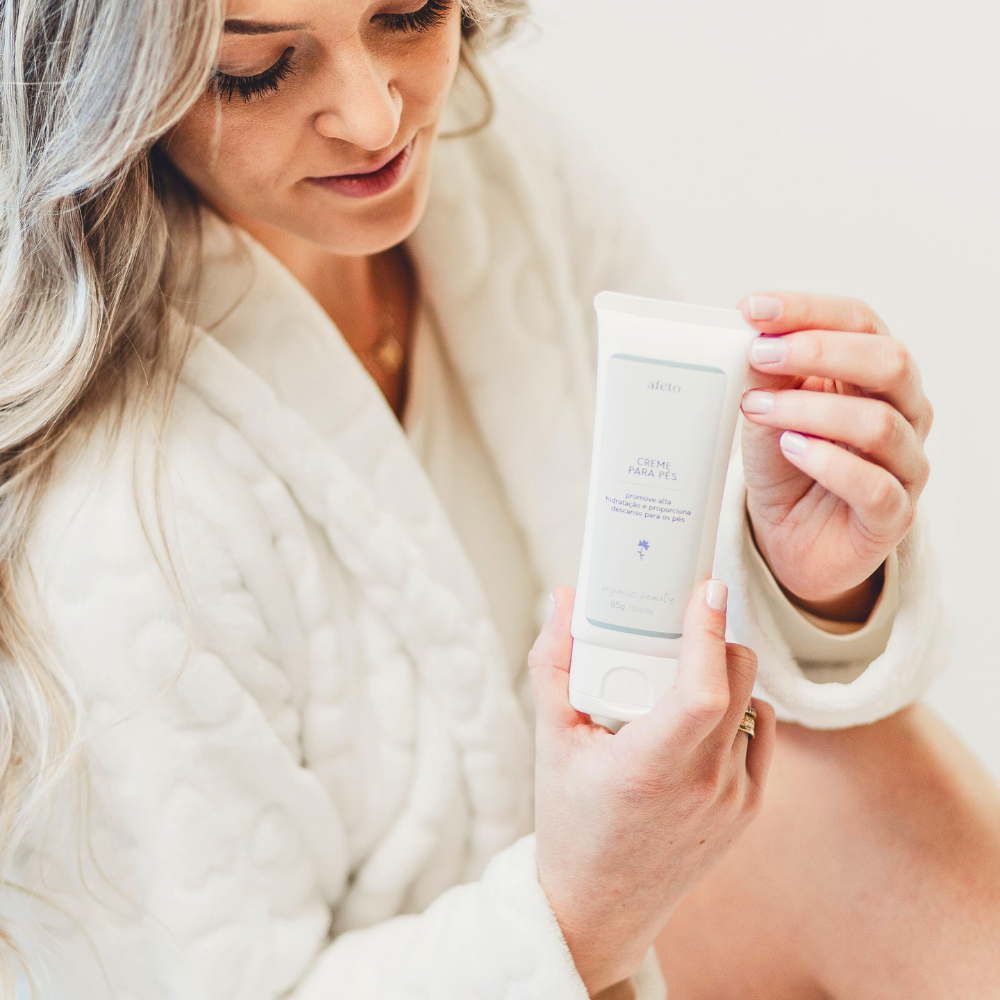 Creme para Pés 85g afeto organic beauty