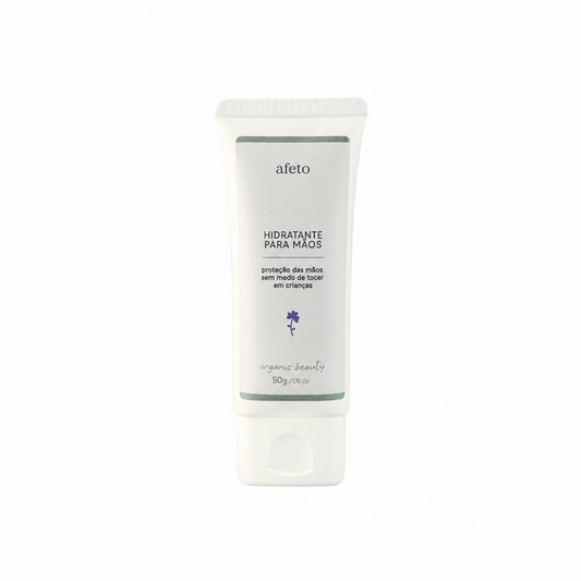 Hidratante para mãos afeto organic beauty de 50g