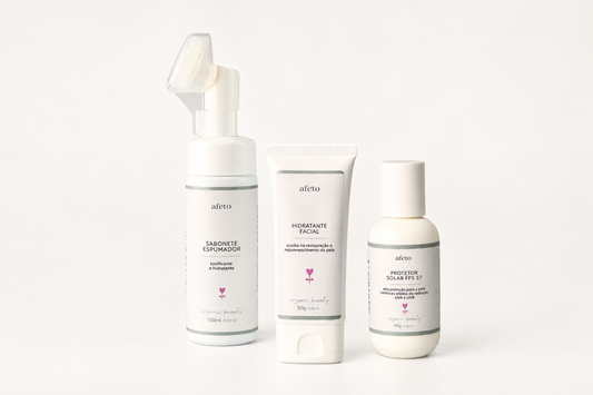 Kit Trio Essencial afeto organic beauty