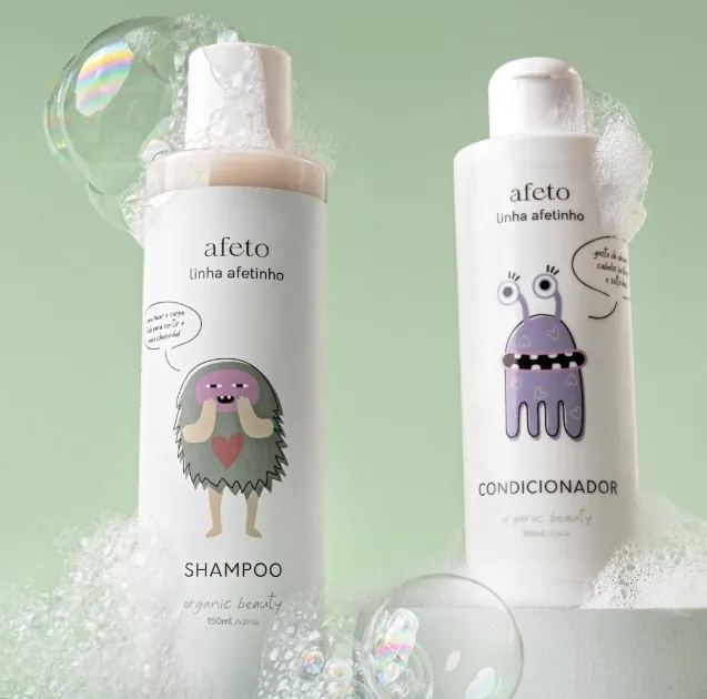 Produtos da linha Afetinho Kids