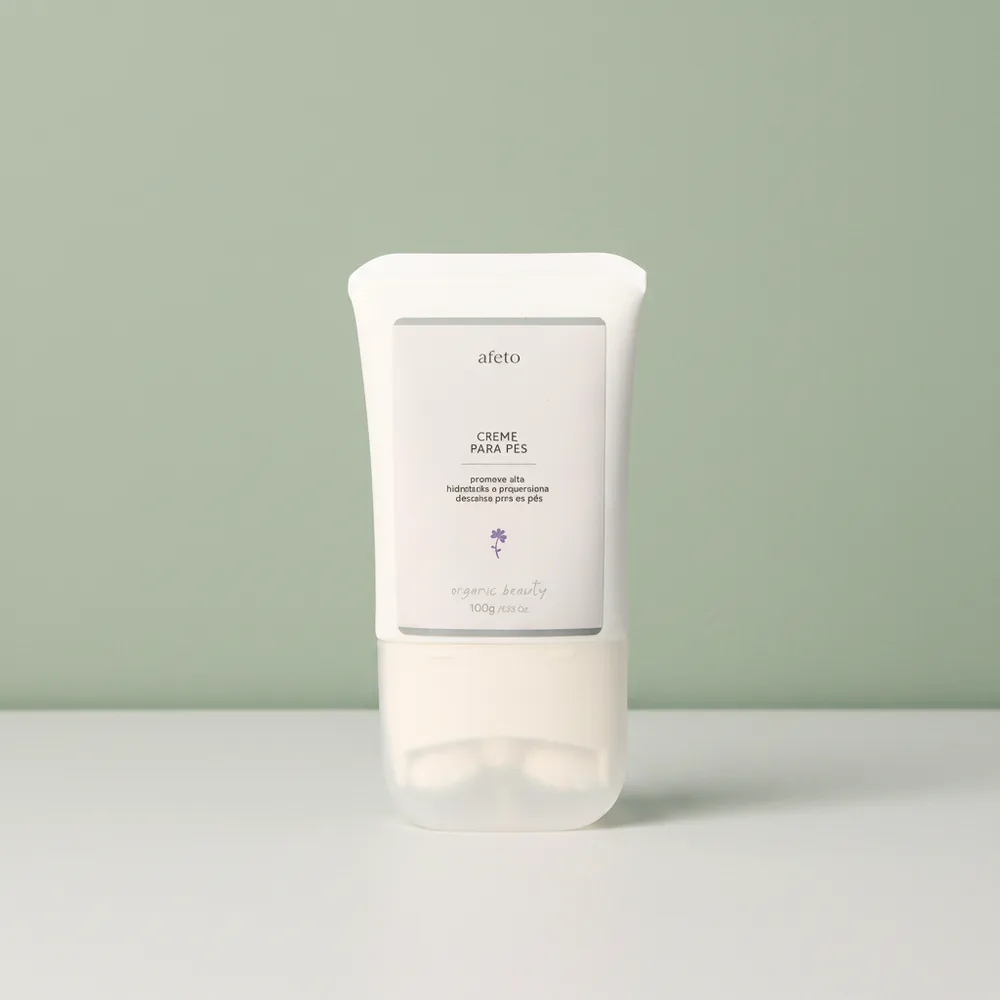 Creme para Pés com Massageador