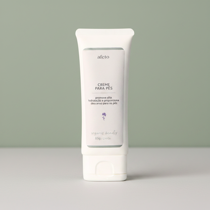 Creme para Pés 85g afeto organic beauty