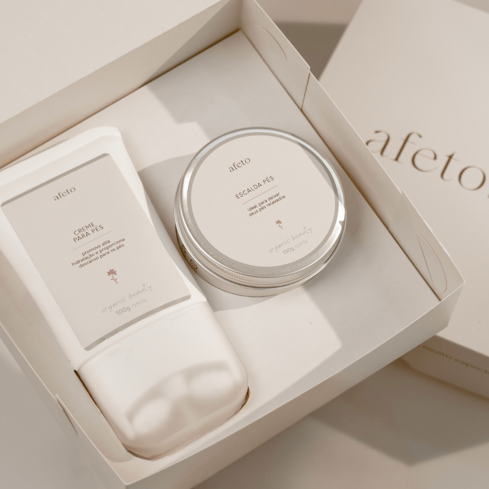 KIT - PÉS DE FADA COM CAIXA PRESENTE