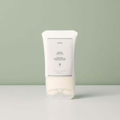 Creme para Pés 100g com Massageador afeto organic beauty