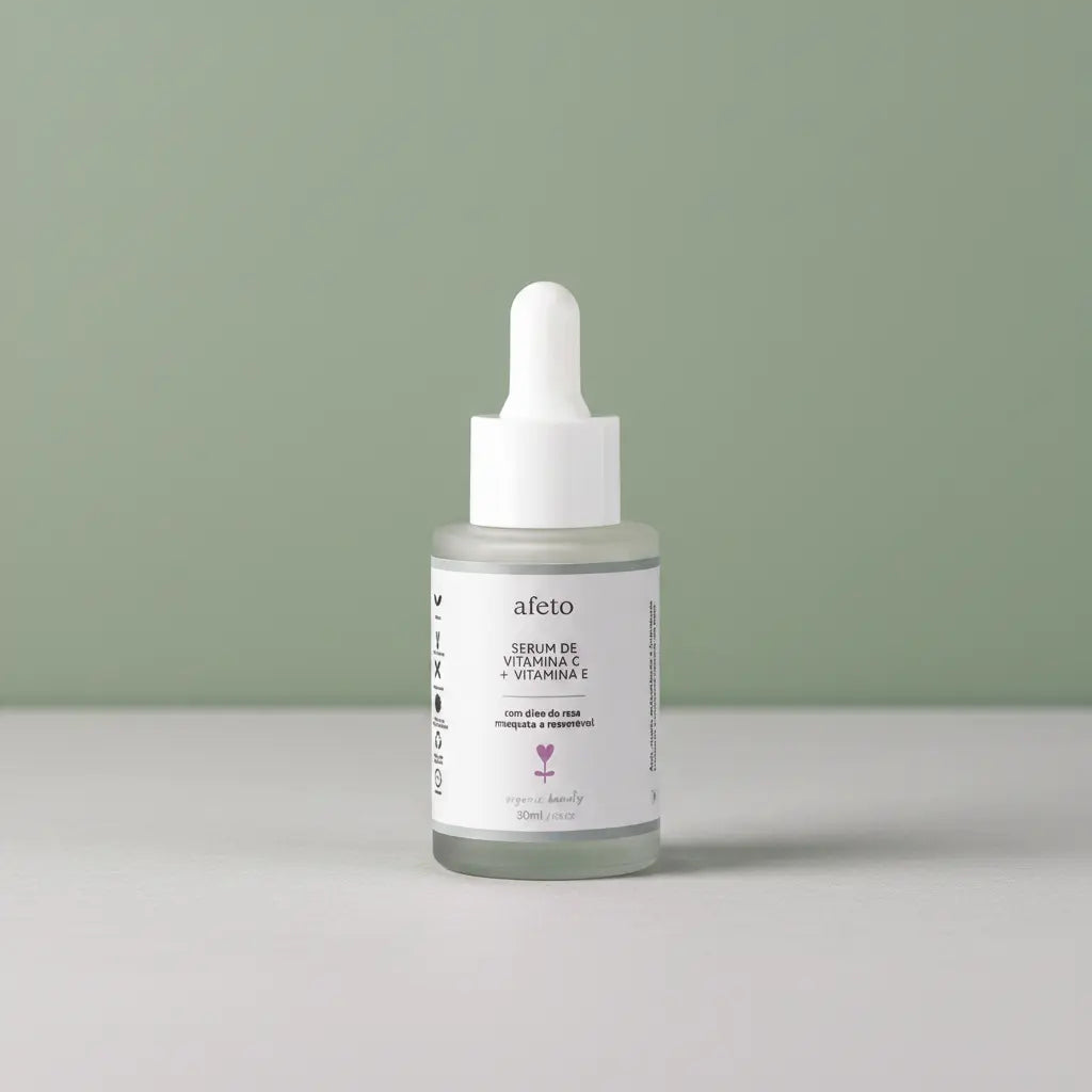 Sérum Facial de Vitamina C + E afeto organic beauty